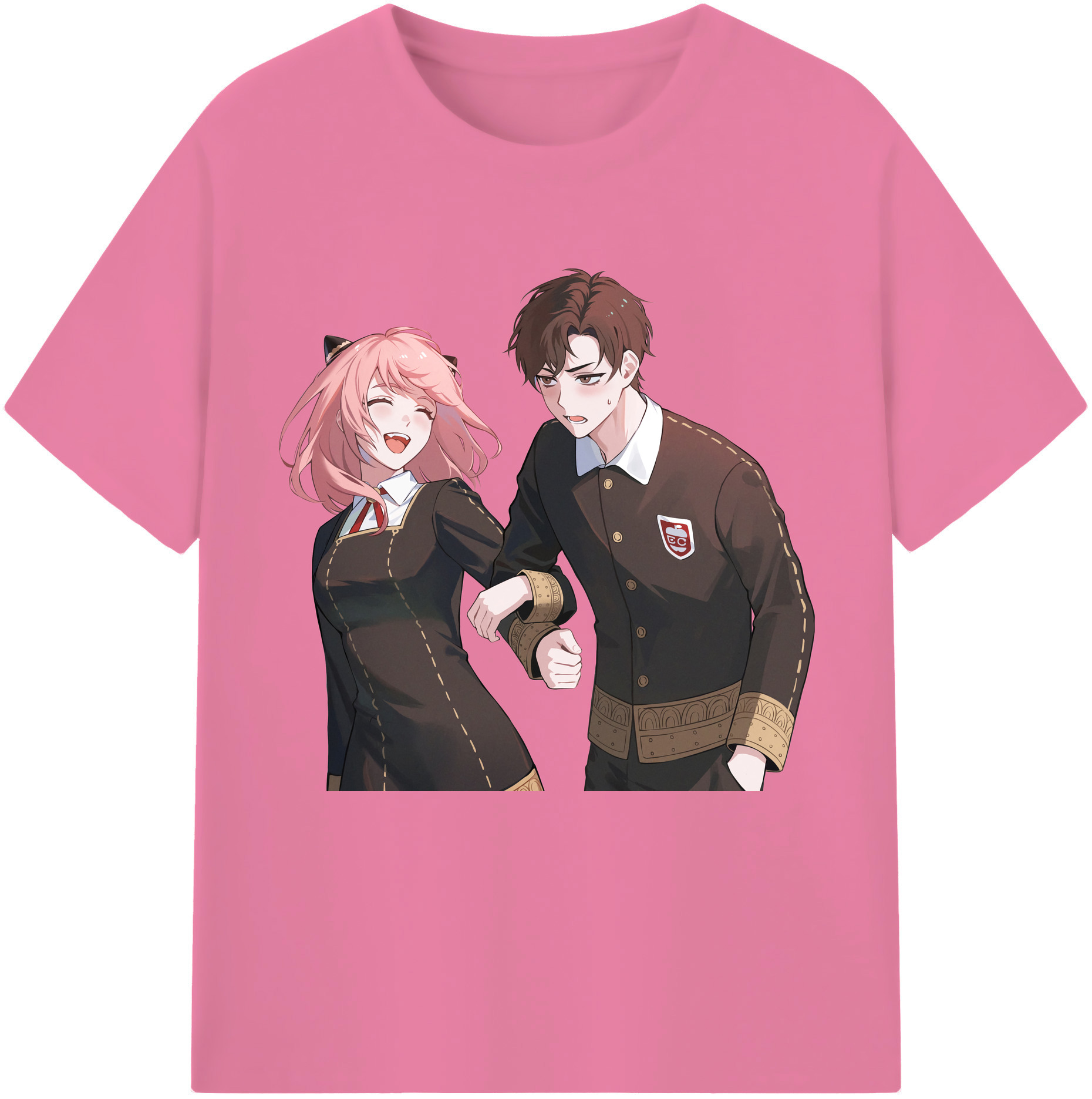 （画像用） SPY×FAMILY间谍家家酒 綿100％半袖Tシャツ（フロントプリント）